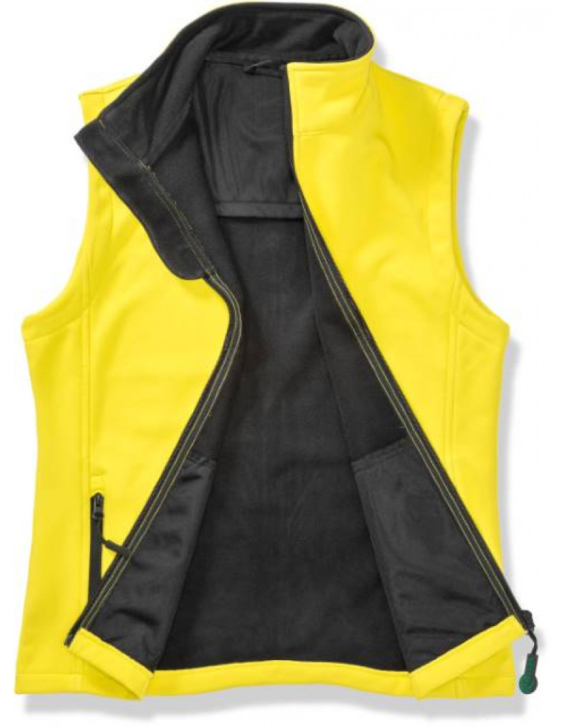 Vestă softshell cu 2 straturi pentru femei, imprimabilă